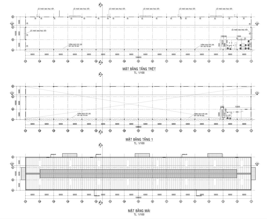 bản vẽ hệ thống PCCC cho nhà xưởng