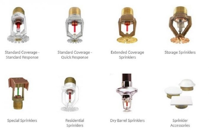 Phân biệt các loại đầu phun sprinkler và ứng dụng thực tế